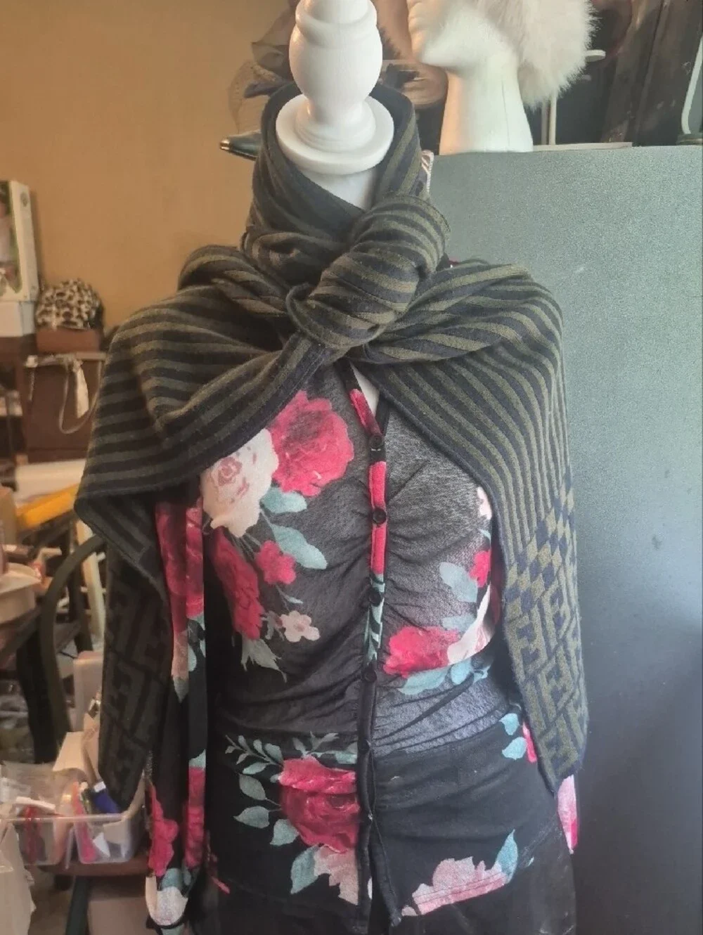 Fendi knit scarf